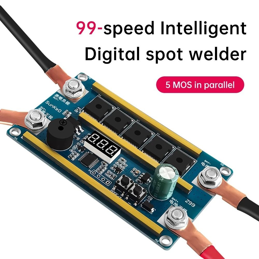 Diy Electronics Spot Welder - جهاز لحام نقطي محمول 12 فولت
