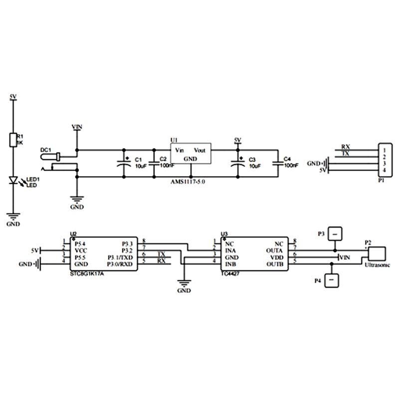 Diy Electronics Project Kit - B66C طقم إلكتروني صوتي للتعليق بالموجات