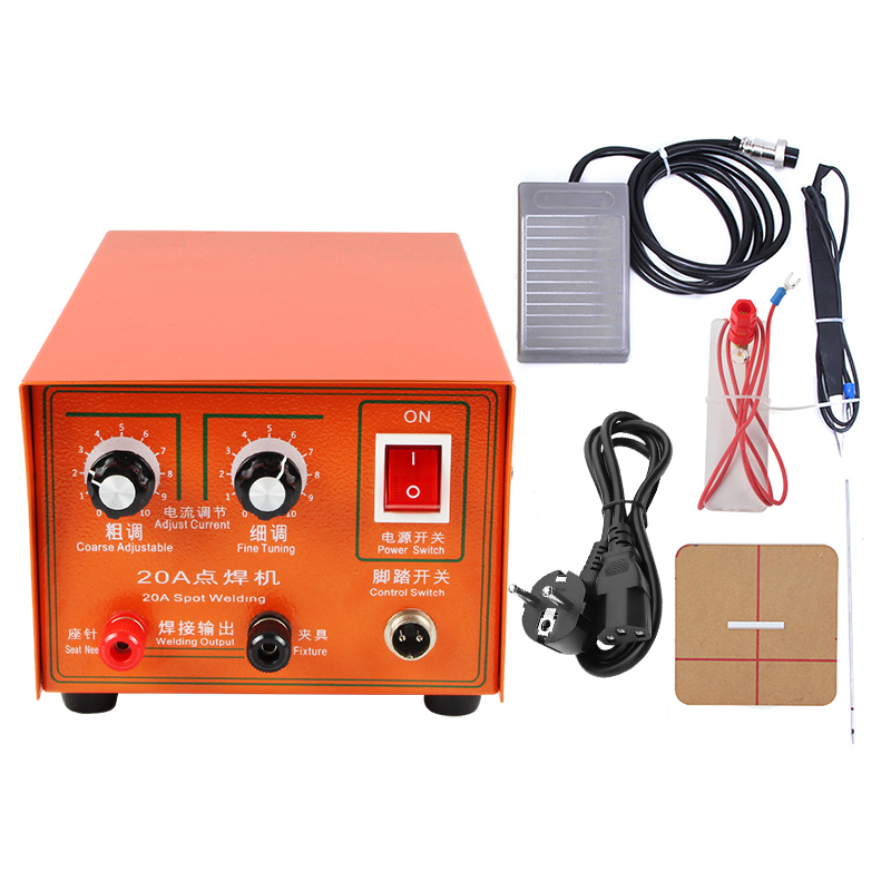 Diy Electronics Spot Welder - ماكينة لحام المجوهرات الذهبية والفضية 20A