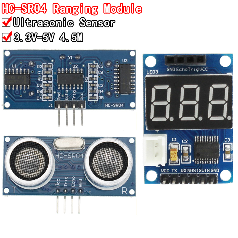 Ultrasonic Sensor Hc - مستشعر بالموجات فوق الصوتية HC-SR04 HCSR04