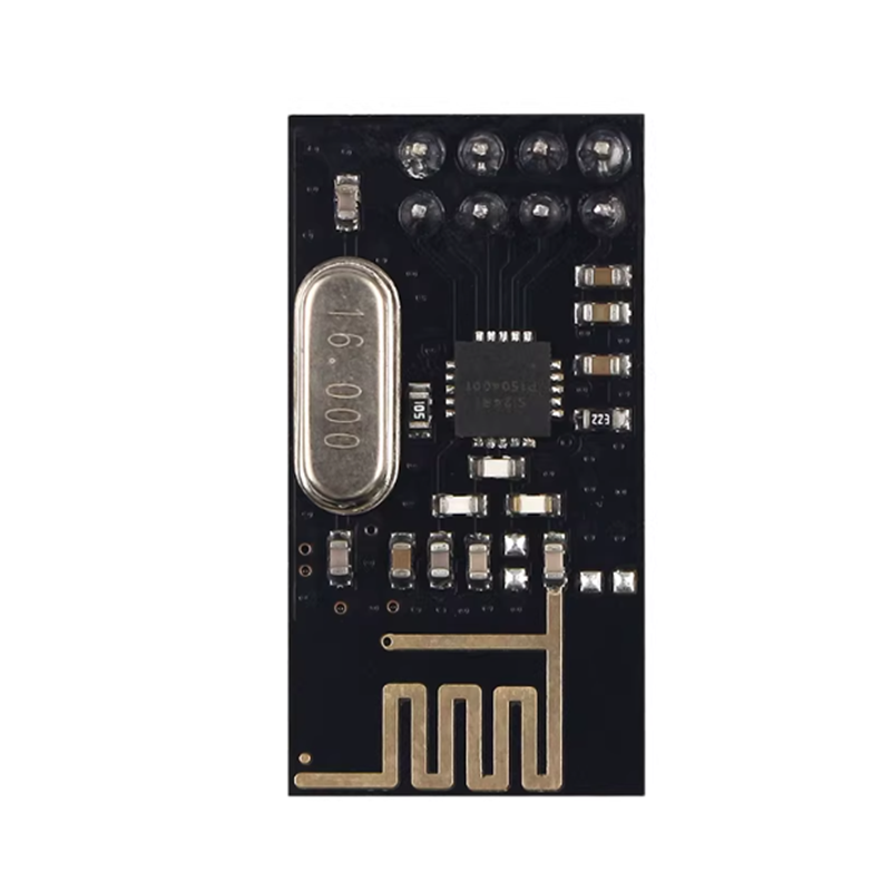 Nrf24L01 Module Wireless - وحدة لاسلكية NRF24L01 سوداء، نسخة محسنة