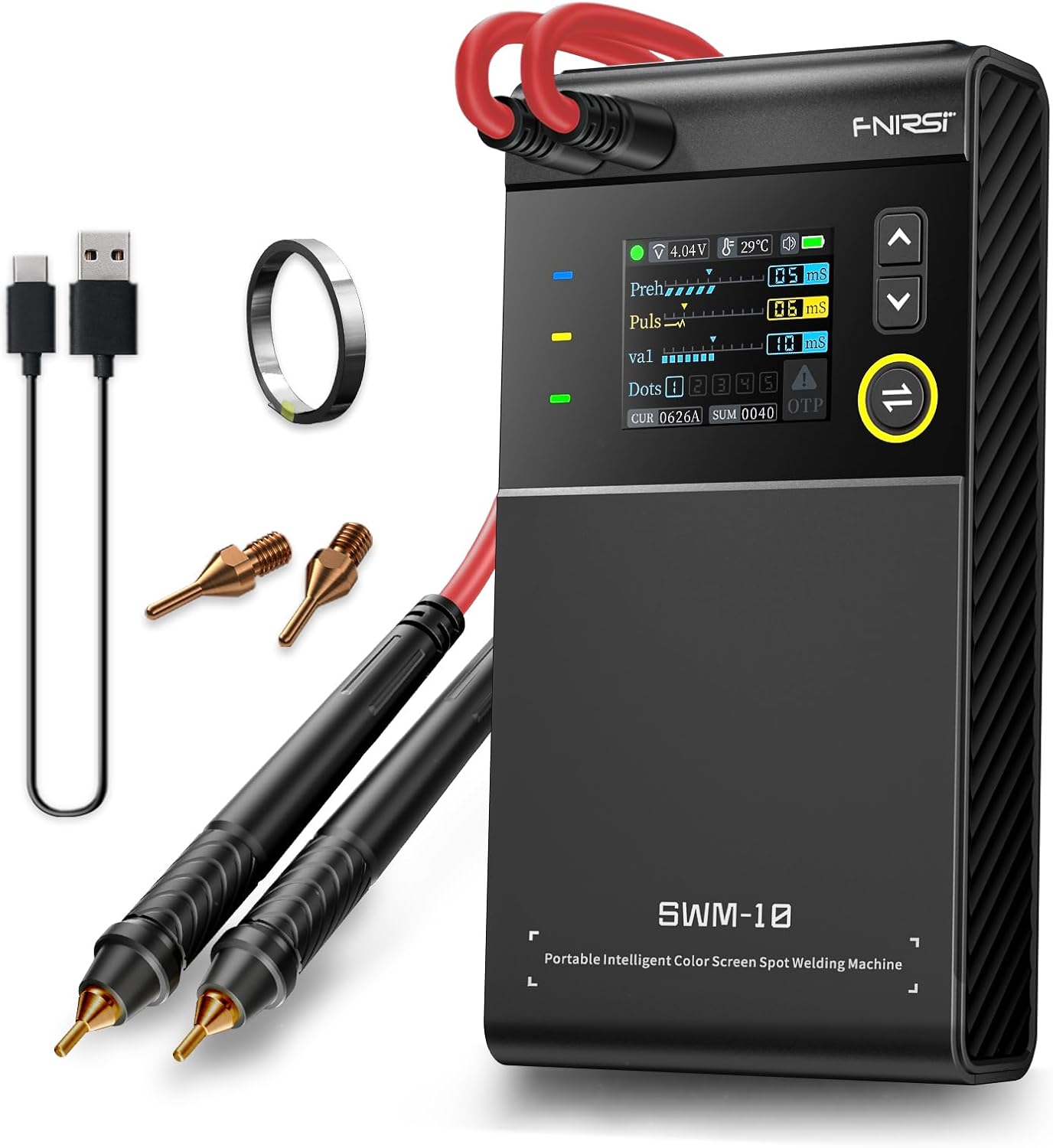 Diy Electronics Spot Welder - ماكينة لحام البقعة المحمولة FNIRSI 1200A،