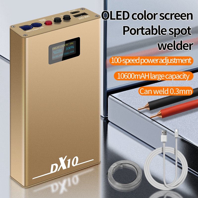 Diy Electronics Spot Welder - 10600mah DX10 يده بقعة آلة لحام