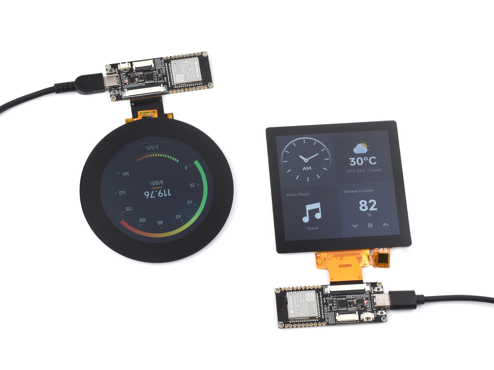 Esp32 Wifi Bluetooth - Waveshare ESP32-S3 RGB LCD لوحة للقيادة،