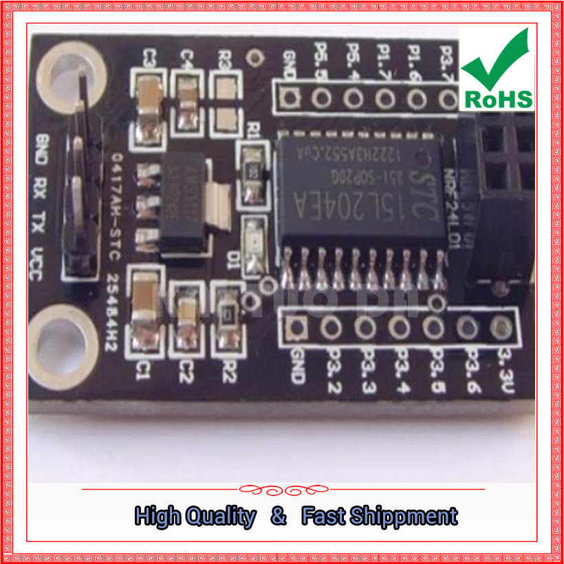 Nrf24L01 Module Wireless - وحدة لاسلكية STC15L204 + NRF24L01 مع