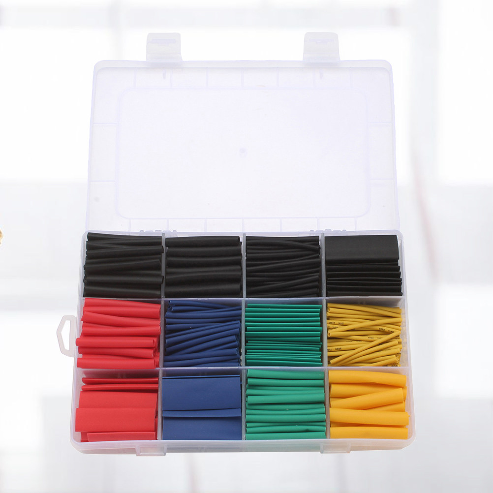 Heat Shrink Tubing - 530 قطعة من أنابيب الانكماش الحراري
