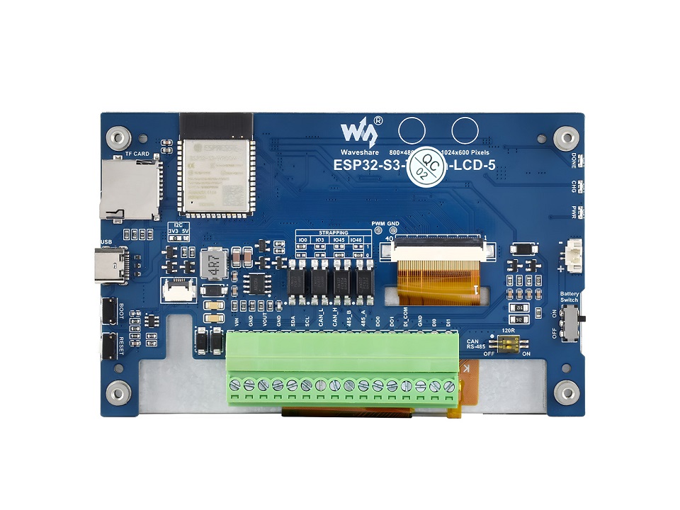 ESP32-S3-LCD-5، بدون وظيفة تعم - مراجعة Esp32 Wifi Bluetooth وسعره
