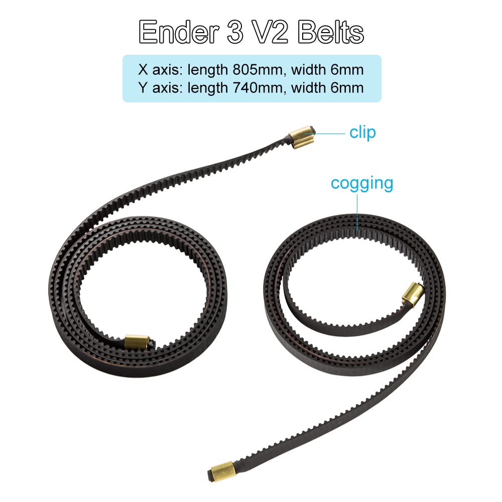 أحزمة كرياليتي الرسمية 2GT-6mm - مراجعة Creality Printer Ender 3 وسعره