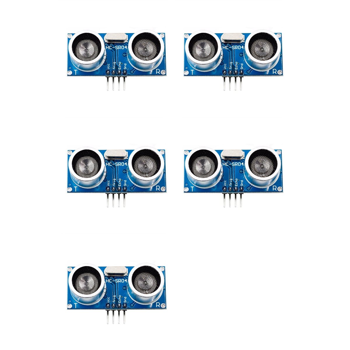 5 قطع وحدة استشعار بالموجات فو - مراجعة Ultrasonic Sensor Hc وسعره
