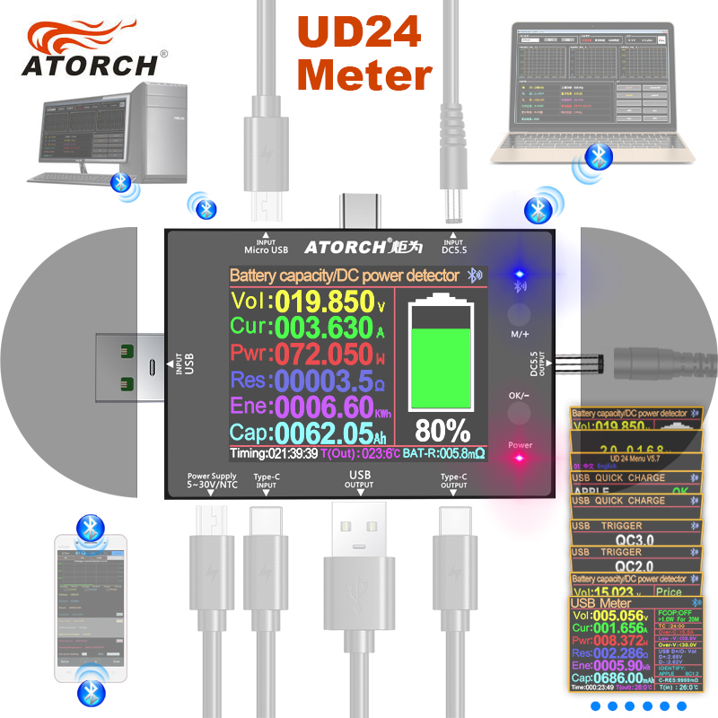 جهاز اختبار USB رقمي UD24 بشاش - مراجعة Logic Analyzer Usb وسعره