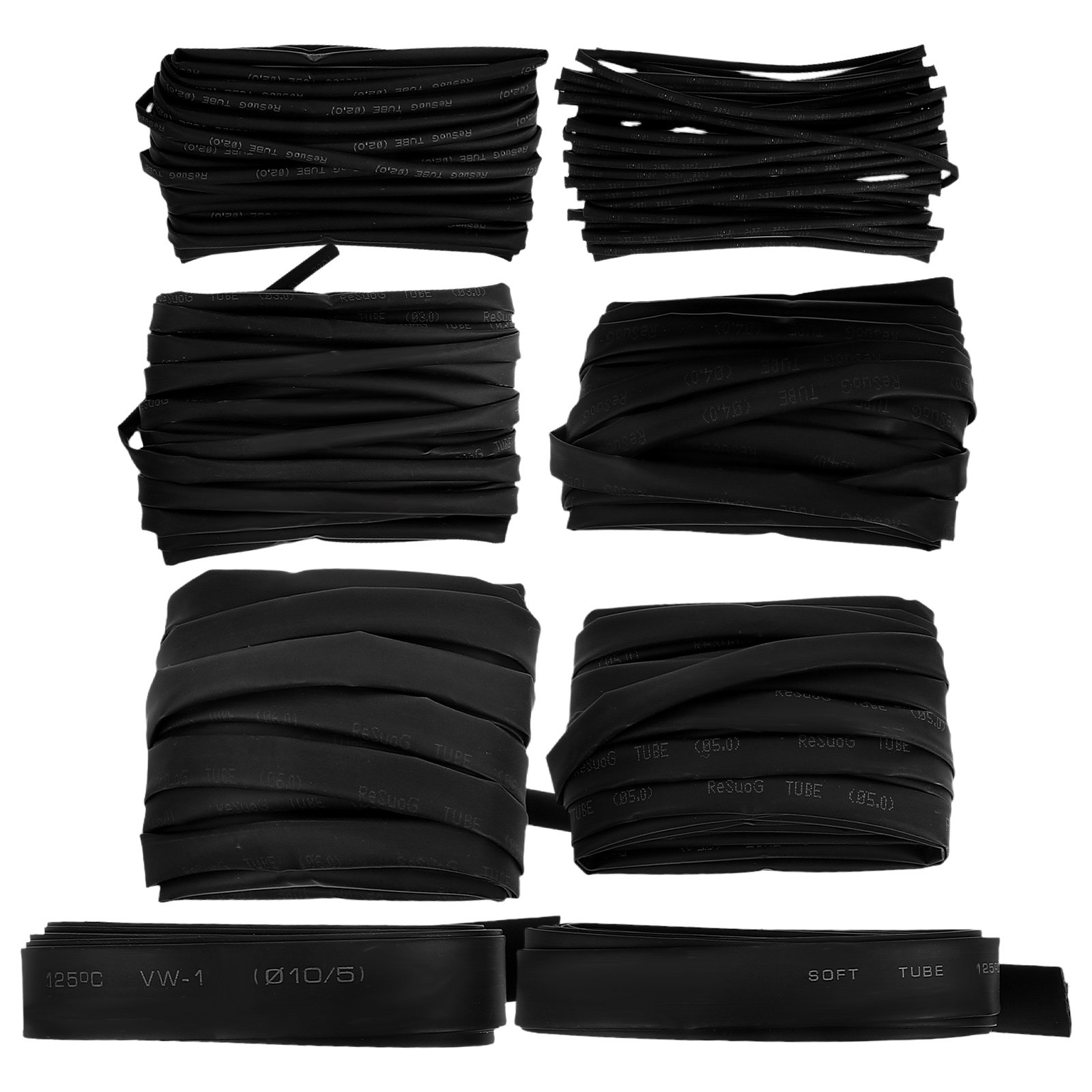 8 قطع من أنابيب الانكماش الحرا - مراجعة Heat Shrink Tubing وسعره
