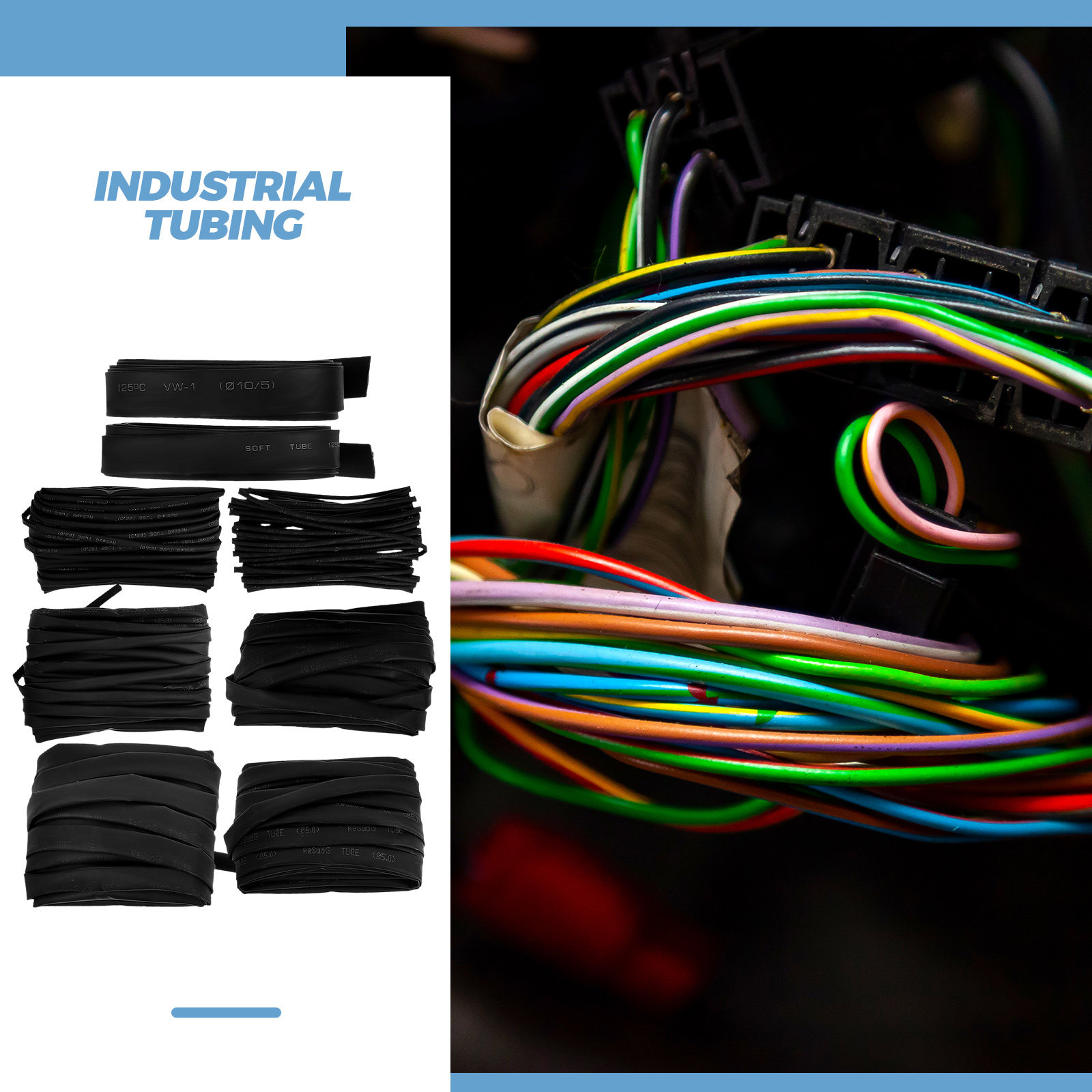 8 قطع من أنابيب الانكماش الحرا - مراجعة Heat Shrink Tubing وسعره