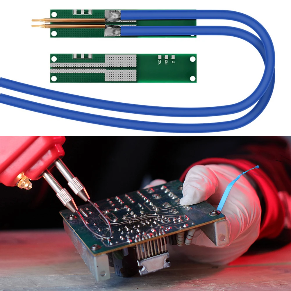 قلم لحام نقطي نحاسي محمول بالي - مراجعة Diy Electronics Spot Welder وسعره