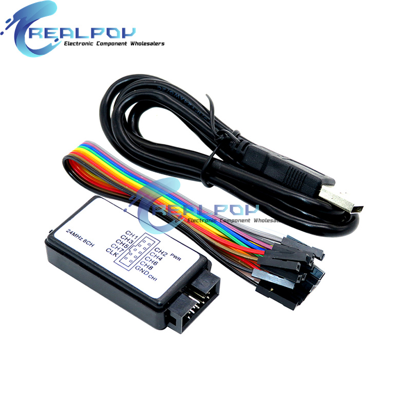 USB المنطق محلل 24 ميجا هرتز 8 - مراجعة Logic Analyzer Usb وسعره