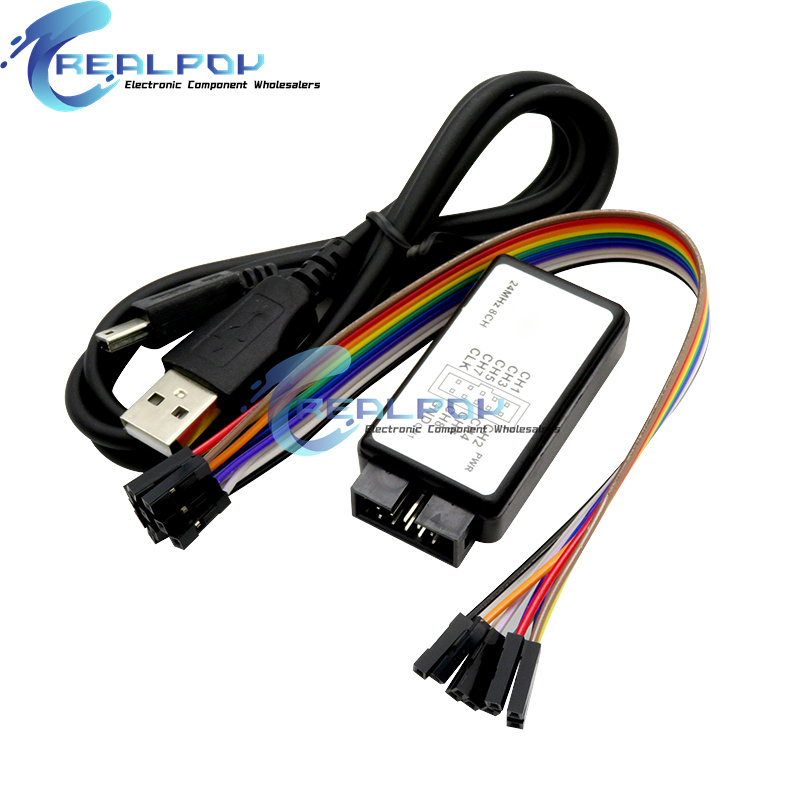 USB المنطق محلل 24 ميجا هرتز 8 - مراجعة Logic Analyzer Usb وسعره