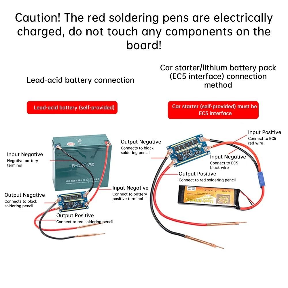 جهاز لحام نقطي محمول 12 فولت م - مراجعة Diy Electronics Spot Welder وسعره