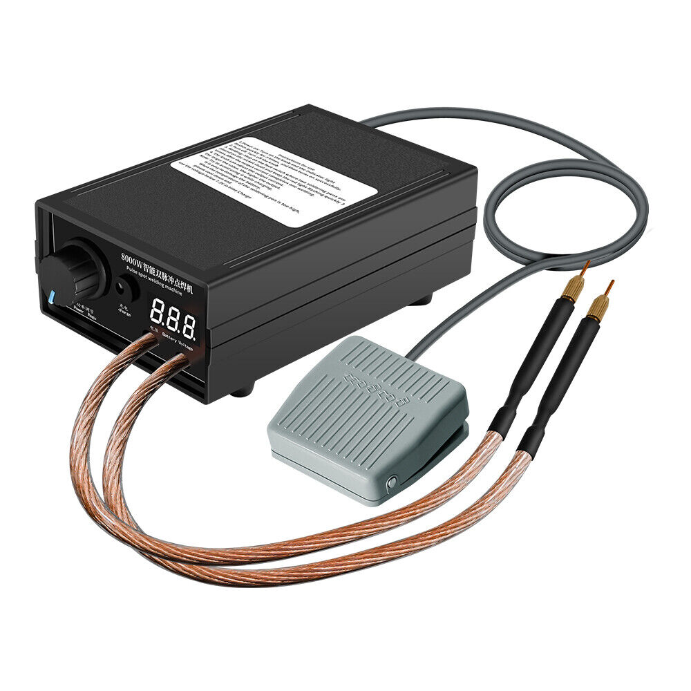 8000 واط مجموعة لحام البقعة ال - مراجعة Diy Electronics Spot Welder وسعره