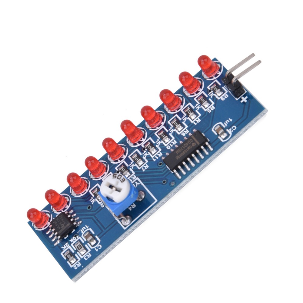 2 قطعة NE555 CD4017 LED تأثير  - مراجعة Diy Electronics Project Kit وسعره