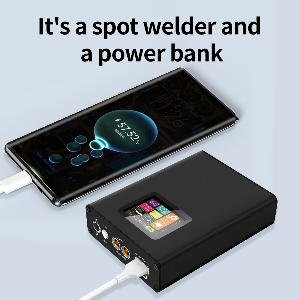 جهاز لحام نقطي بشاشة رقمية 0.1 - مراجعة Diy Electronics Spot Welder وسعره