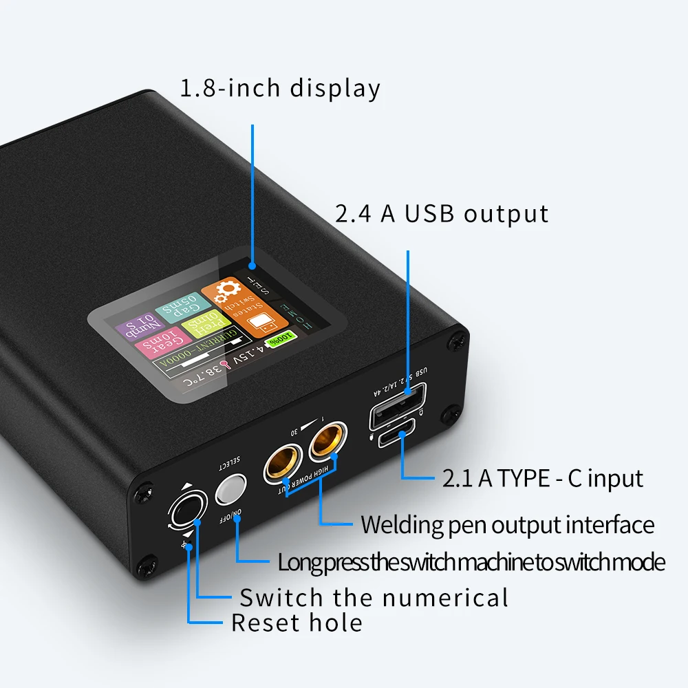 جهاز لحام نقطي بشاشة رقمية 0.1 - مراجعة Diy Electronics Spot Welder وسعره
