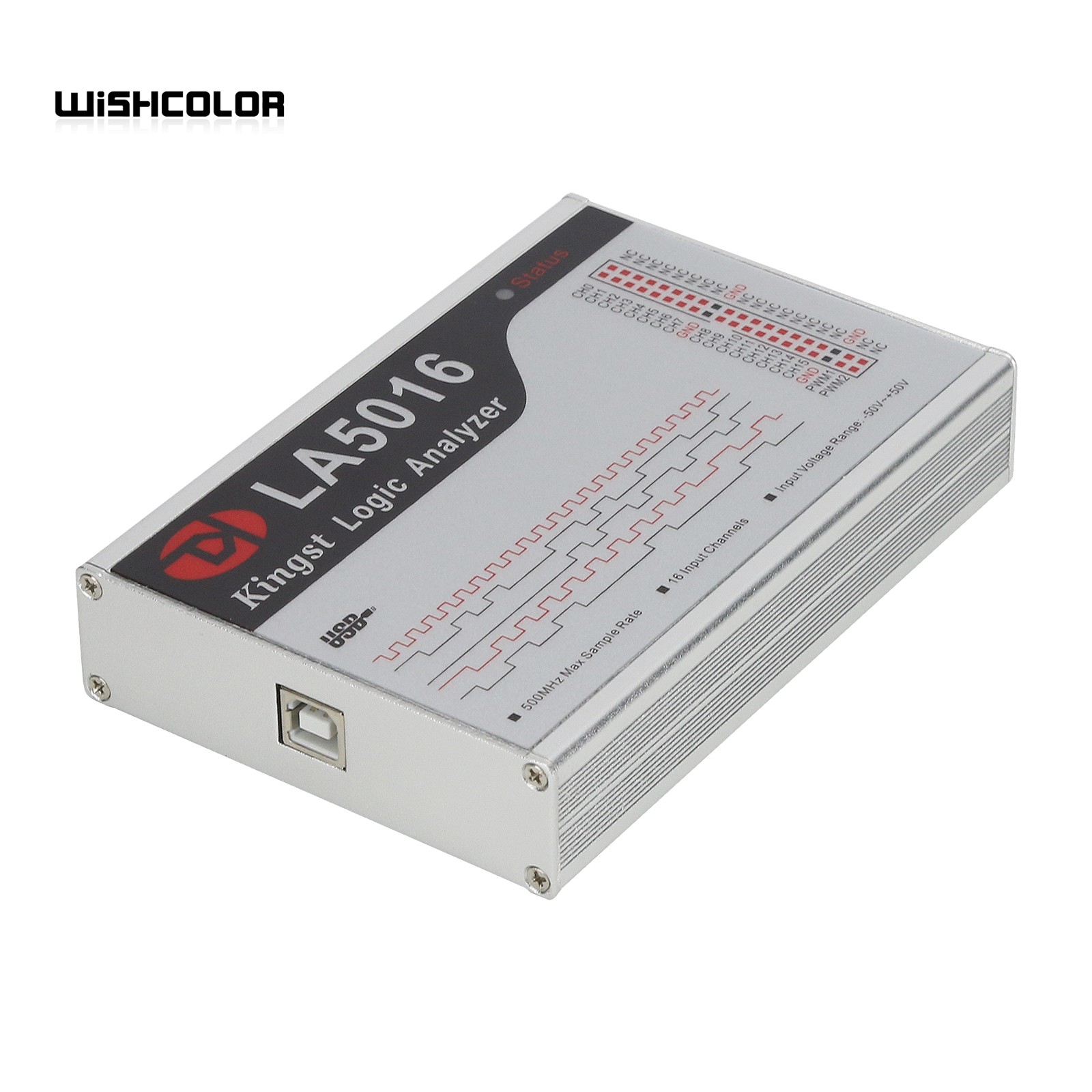 Wishcolor LA5016 USB محلل المن - مراجعة Logic Analyzer Usb وسعره