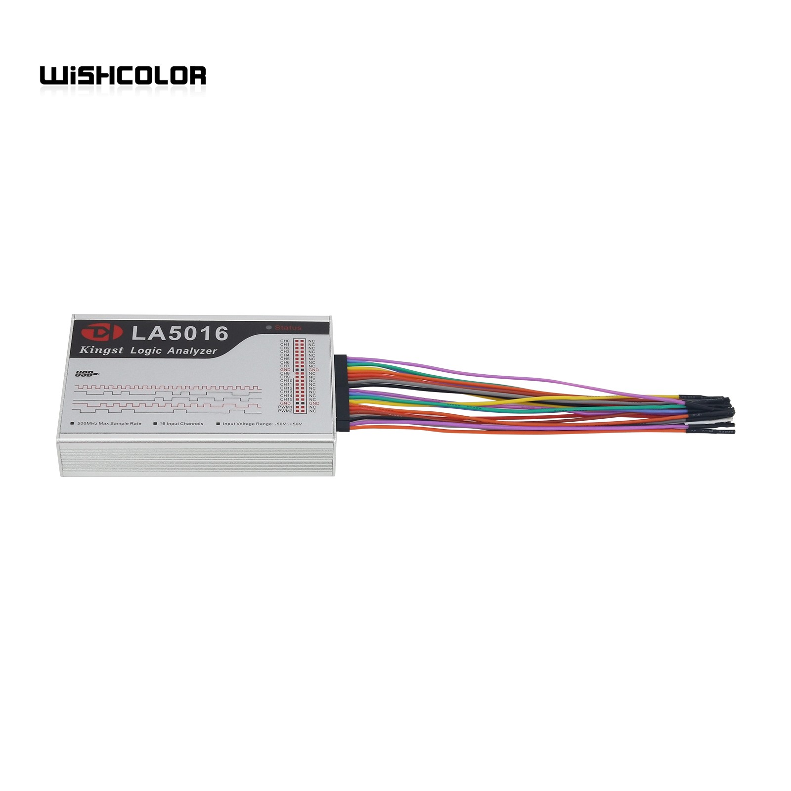 Wishcolor LA5016 USB محلل المن - مراجعة Logic Analyzer Usb وسعره