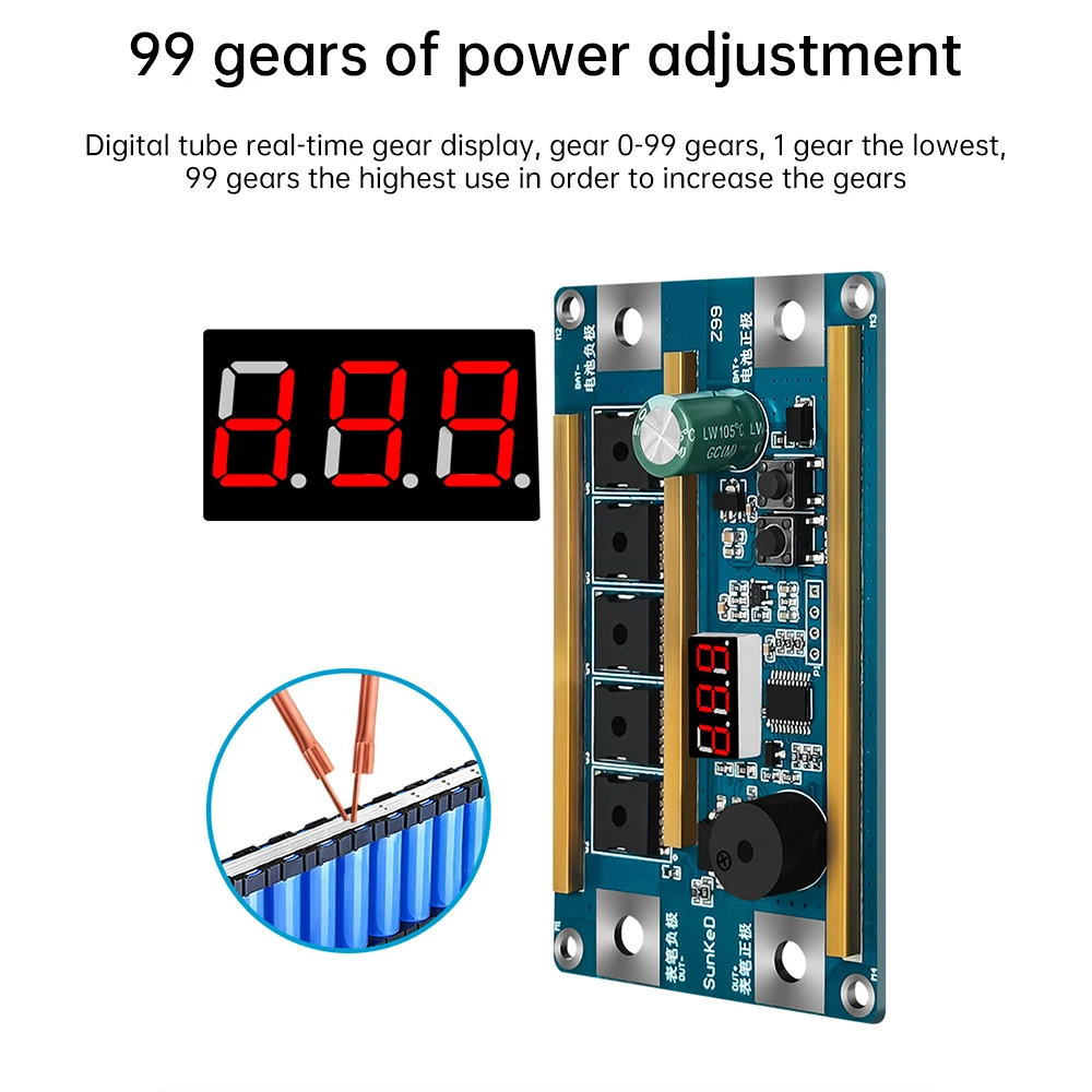 بقعة لحام 12 فولت 18650 بطارية - مراجعة Diy Electronics Spot Welder وسعره