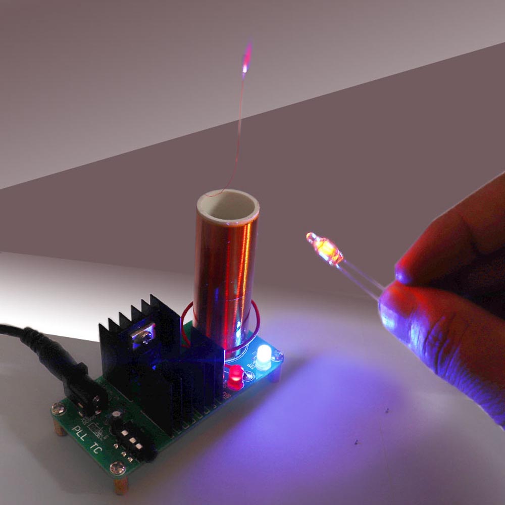 طقم ملف تيسلا الموسيقي الإلكتر - مراجعة Diy Projects With Electronics وسعره