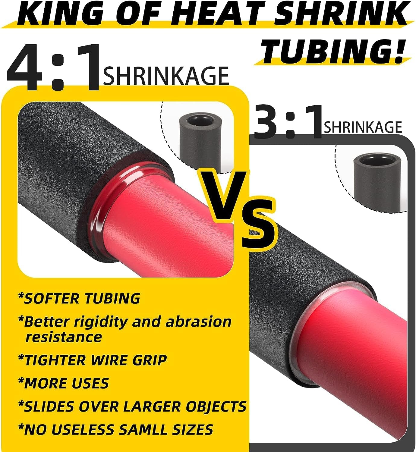 2 متر أنابيب الانكماش الحراري  - مراجعة Heat Shrink Tubing وسعره