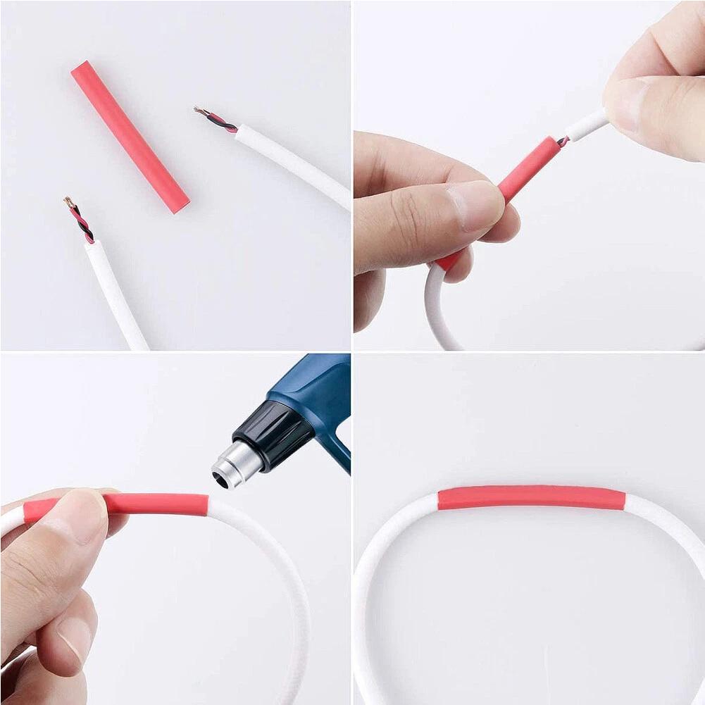مجموعة أنابيب الانكماش الحراري - مراجعة Heat Shrink Tubing وسعره