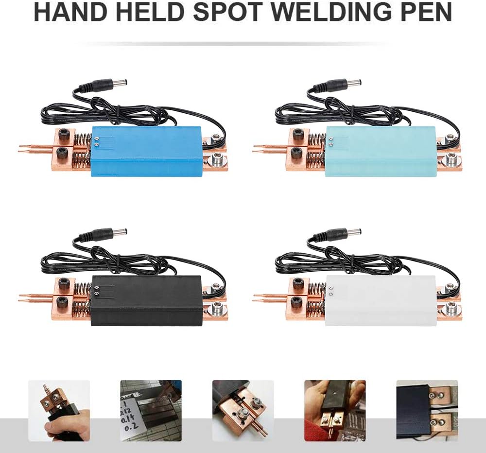 قلم لحام نقطي متكامل مع مشغل ت - مراجعة Diy Electronics Spot Welder وسعره