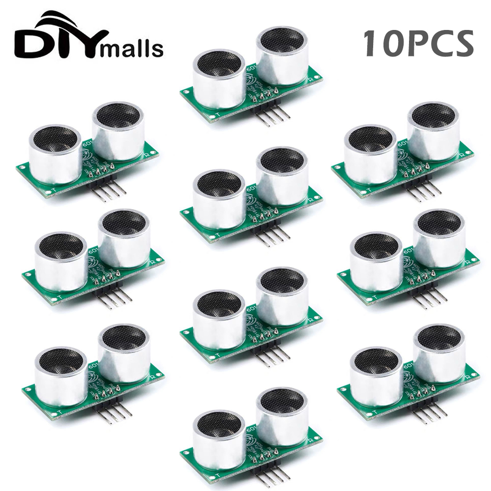 10 قطعة وحدة استشعار المسافة ب - مراجعة Ultrasonic Sensor Hc وسعره