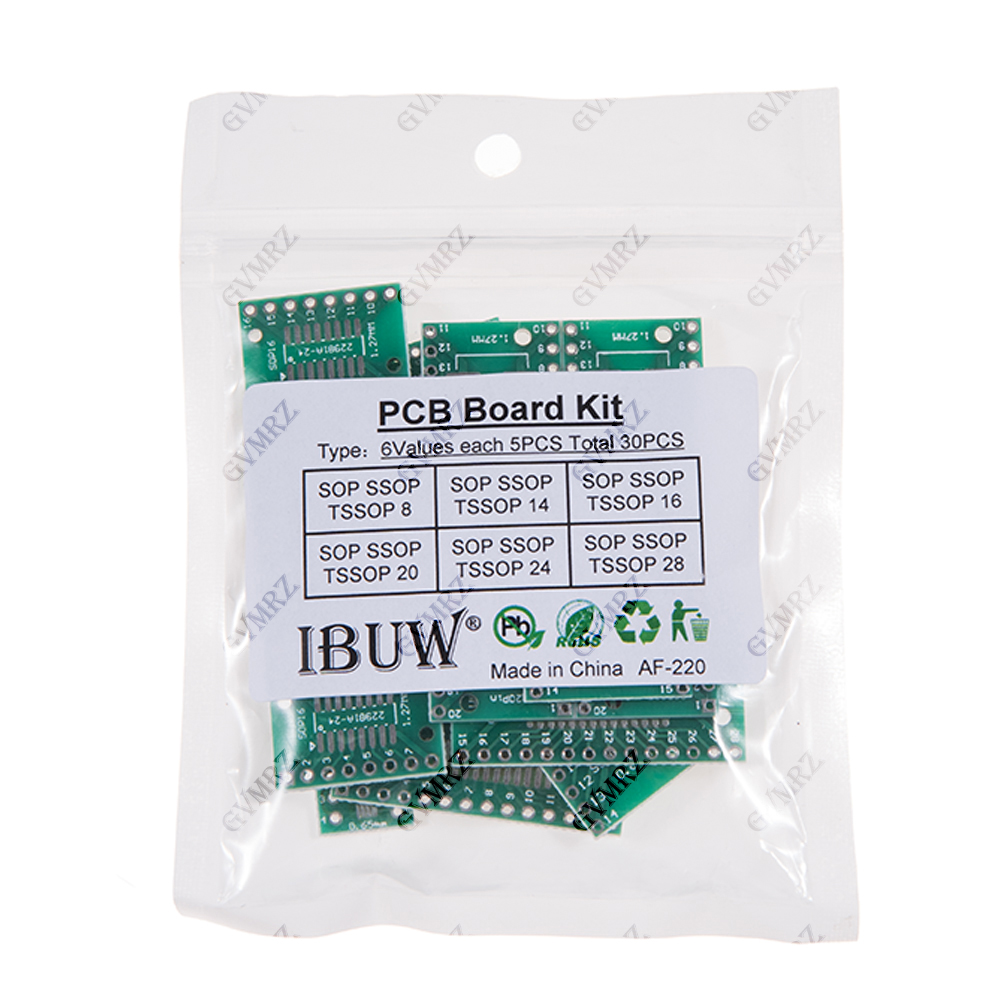30 قطعة 6 قيمات لوحة محول PCB  - مراجعة Diy Electronics Project Kit وسعره